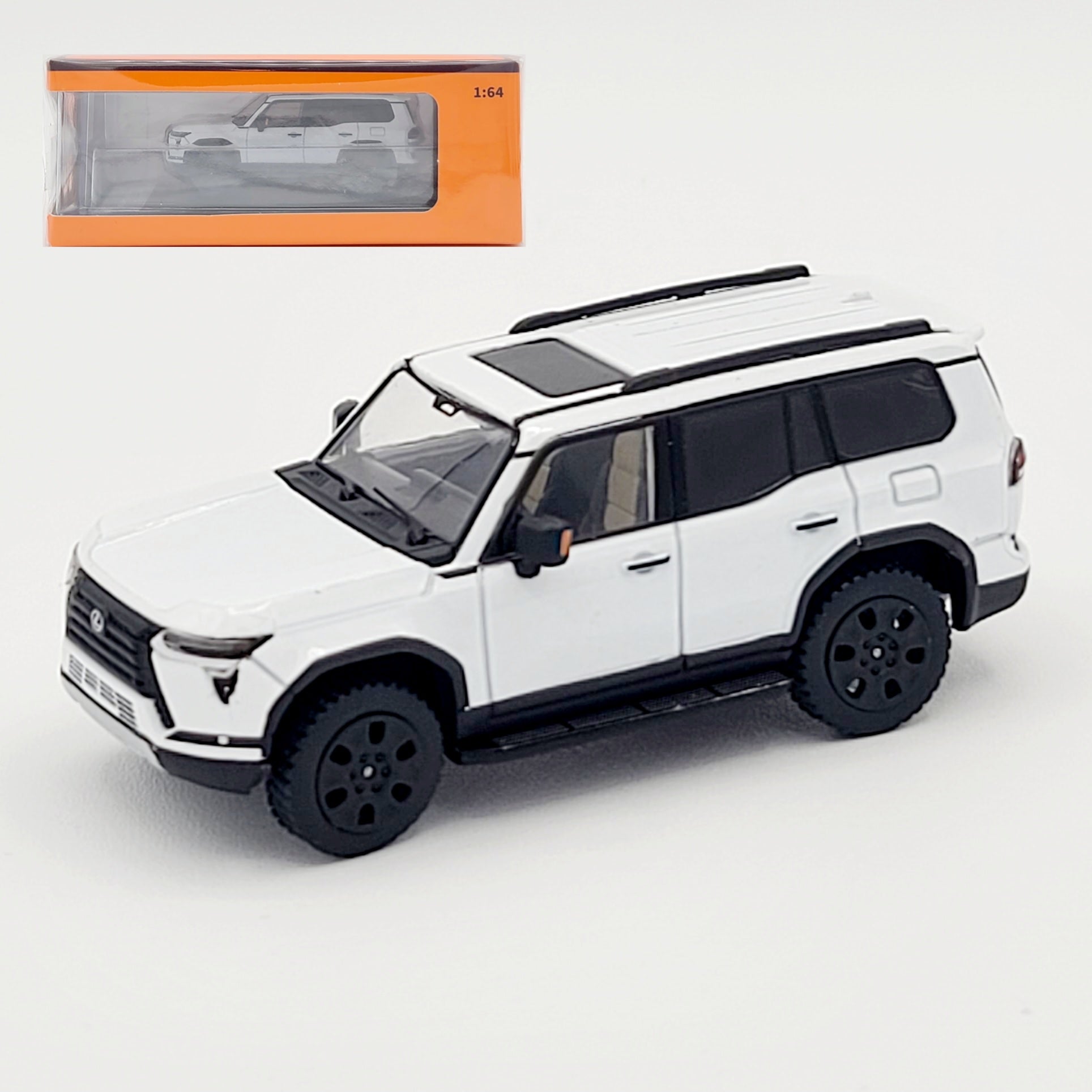 GCD Lexus GX550 - 1:64 scale, White (2024 Release)